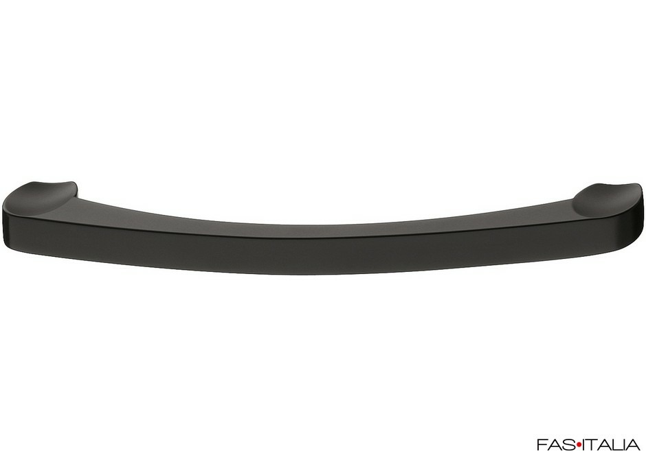 Maniglia nera ad arco interasse 16 cm