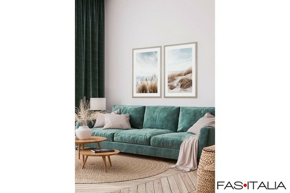 Quadro con paesaggio marino