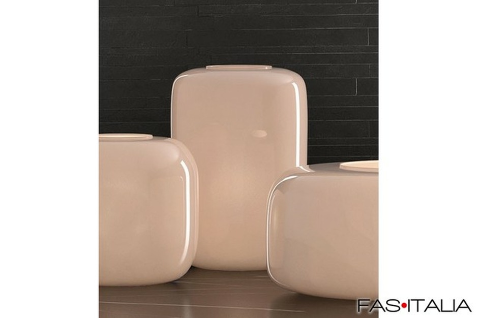 Vaso in vetro altezza 34 cm