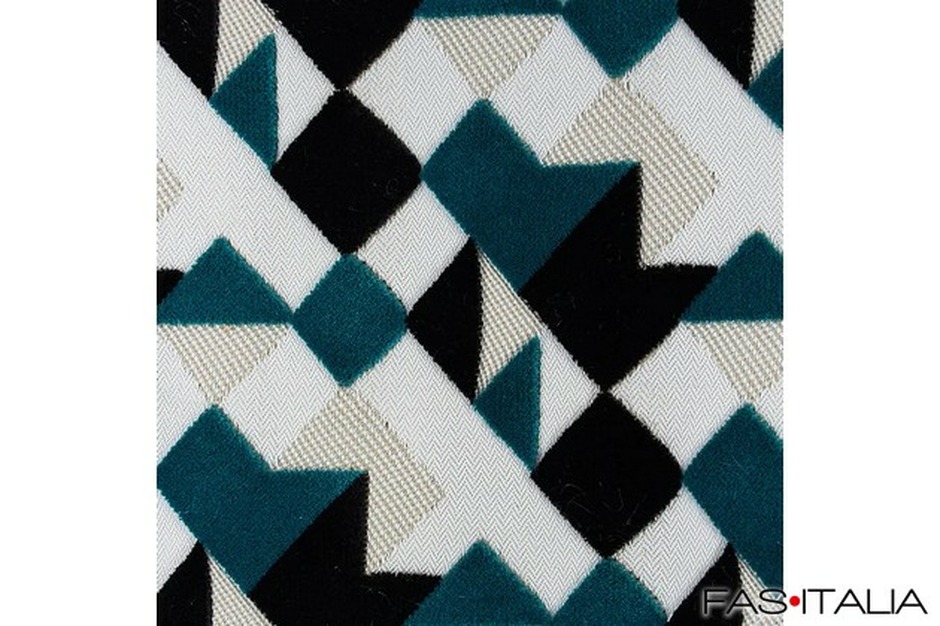 Velluto jacquard riciclato