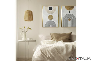 Quadro con decorazione evocativa per albergo
