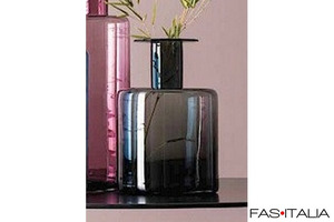 Vaso in vetro colorato altezza 40 cm
