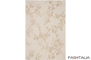 Tappeto in lana beige 160x230 cm