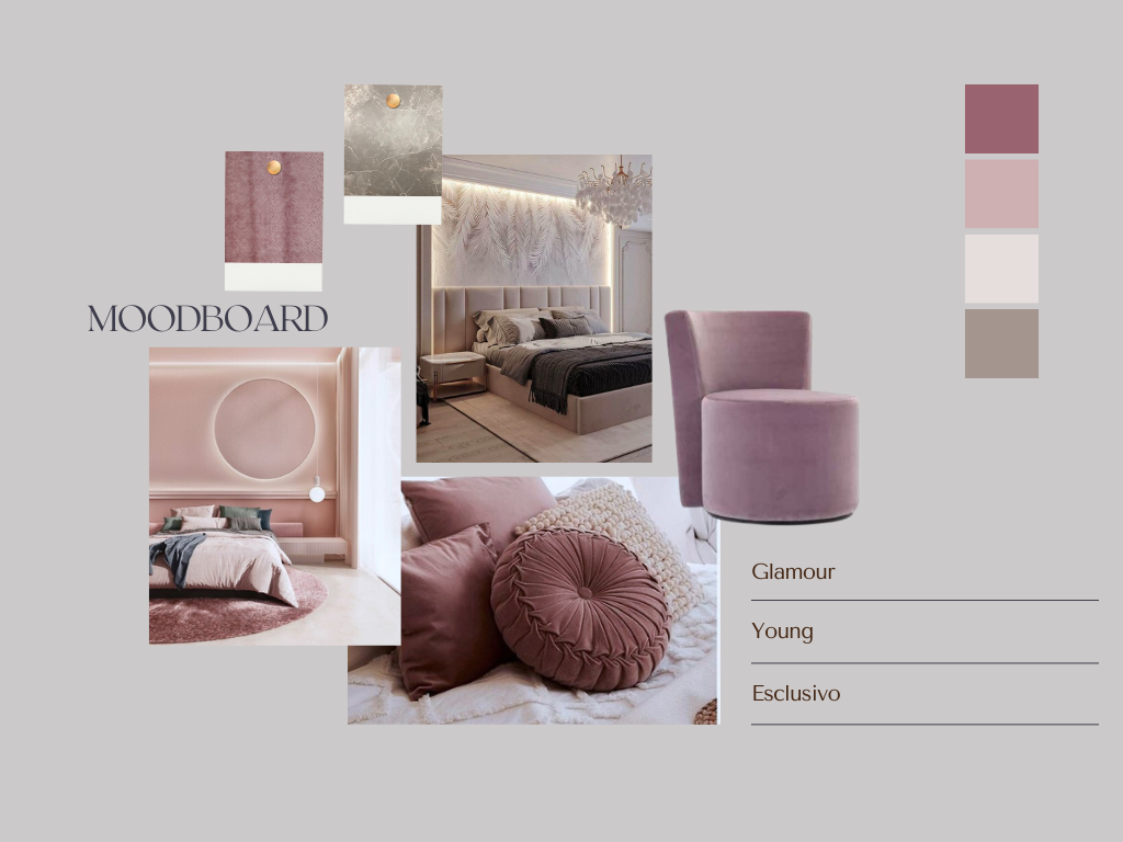 moodboard progetto Glamour