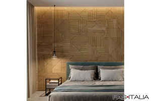 Pannello fresato in rovere da decorazione 60x60 cm Pannello fresato in rovere da decorazione 60x60 cm