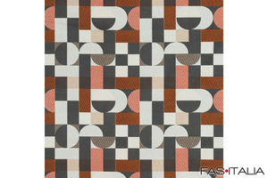 Tessuto jacquard con motivi geometrici Tessuto jacquard con motivi geometrici
